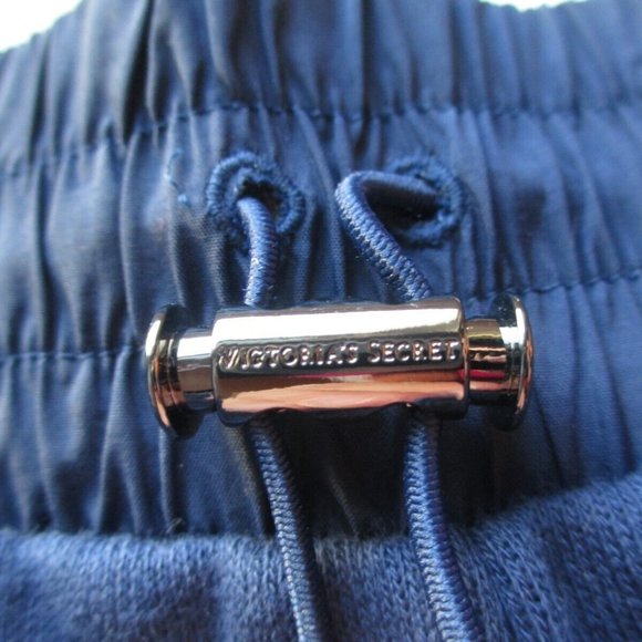 VICTORIA'S SECRET Fleece Jogger Pants Ensign Navy Blue Sweatpants NWT - Picture 5 of 8